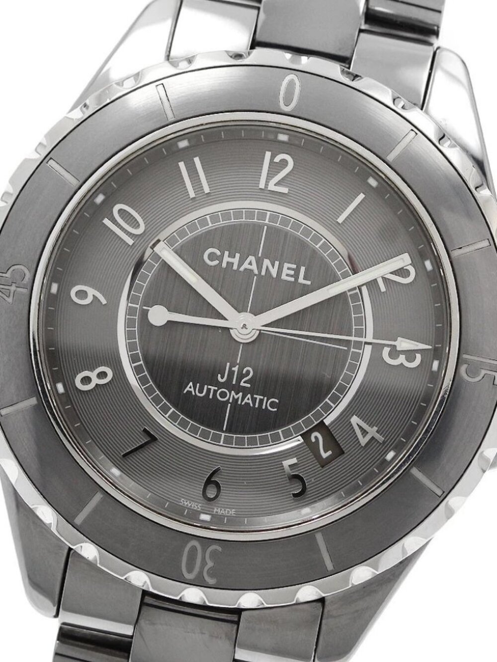 CHANEL J12 Chromatic 41MM H2934 Date gray Dial Automatic Men's Watch_950341
